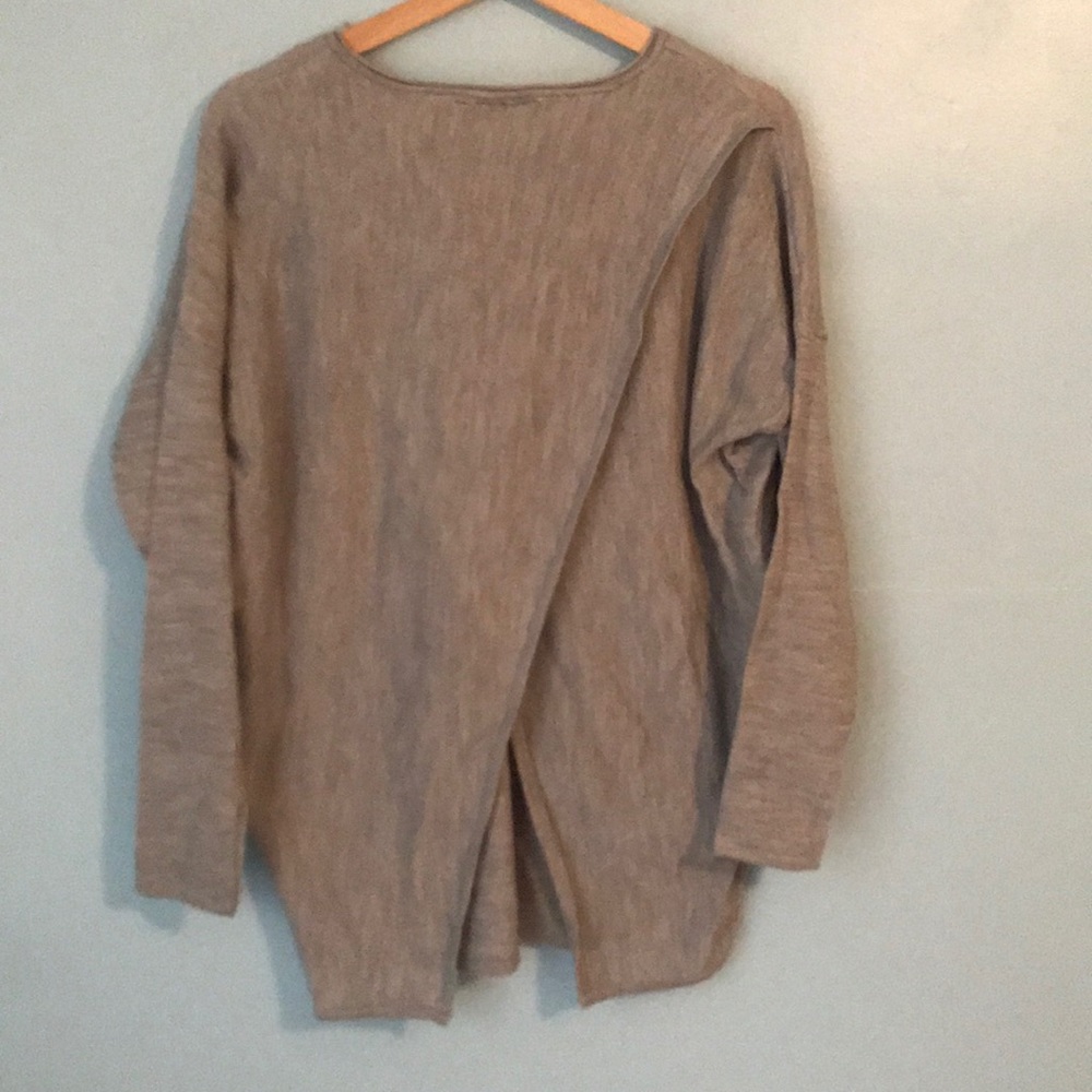 Oversize Split-Back Sweater